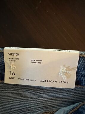 American Eagle Outfitters Light Blue Mom Short Jeans